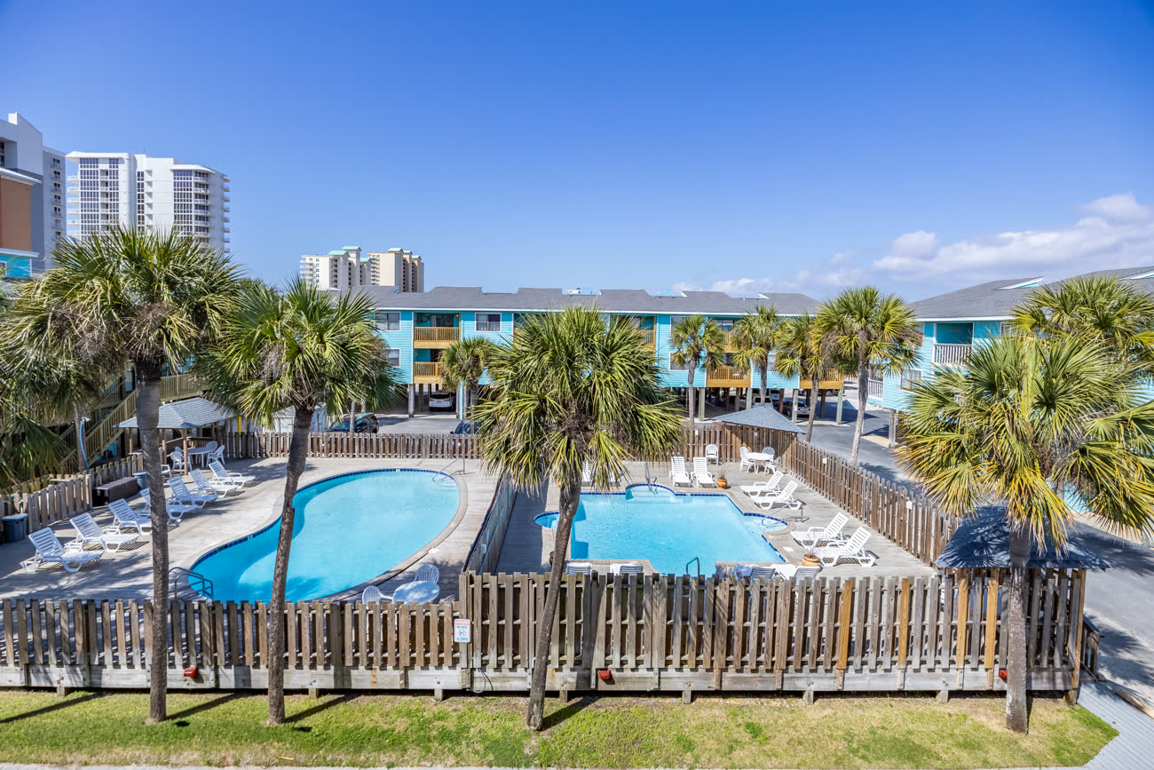 Pool from elevated angle